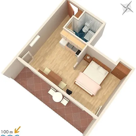 Apartments By The Sea Tucepi, Makarska - 2721 Apartman